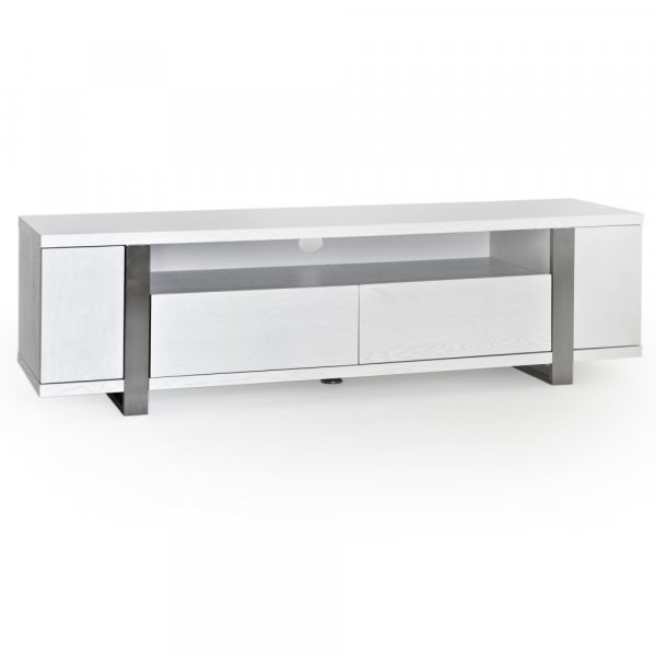 Steel TV-bnk 160 Vit