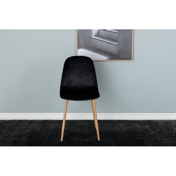 Bridge matstol - Svart/ljus valnöt Bridge matstol - Svart/ljus valnöt