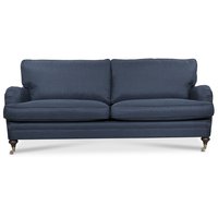 Howard London Premium 3-sits rak soffmodell - Blå Howard London Premium 3-sits rak soffmodell - Blå
