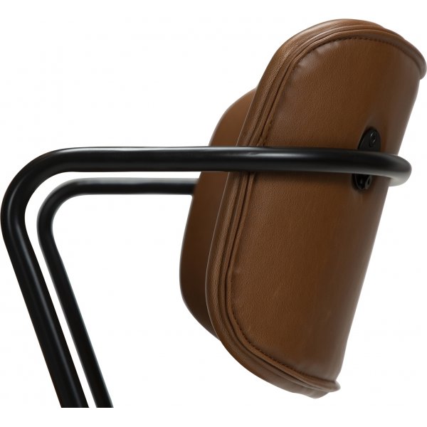 Chaise de salle  manger Zed - PU marron