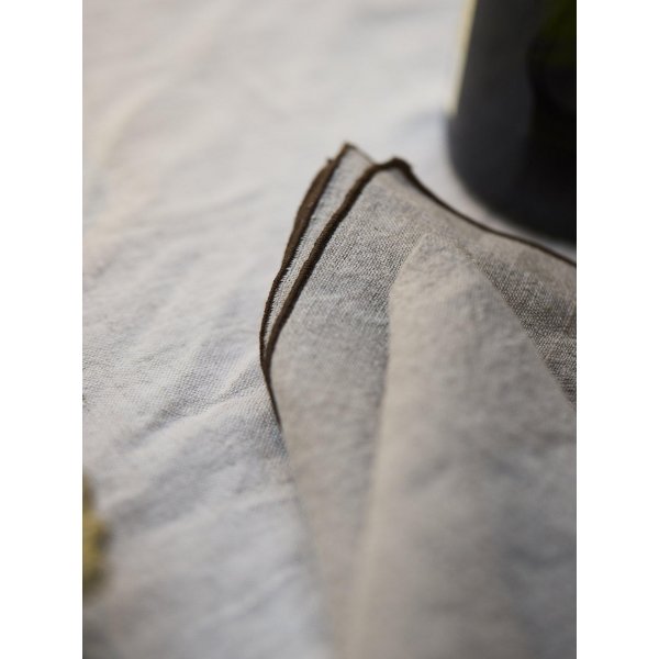 Serviette Cline 45 x 45 cm - Nougat fonc