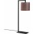 Profil bordslampa - Brun/svart