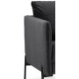 Kingsley 3-sits soffa gr sammet