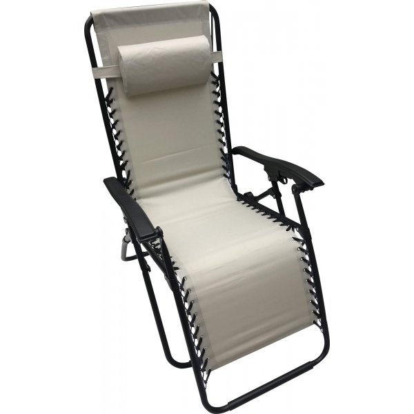Beach solstol - Beige + Flckborttagare fr mbler