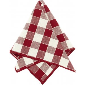 Serviette Mary 45 x 45 cm - Rouge