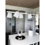 Frapino taklampa - Vit/matt mssing