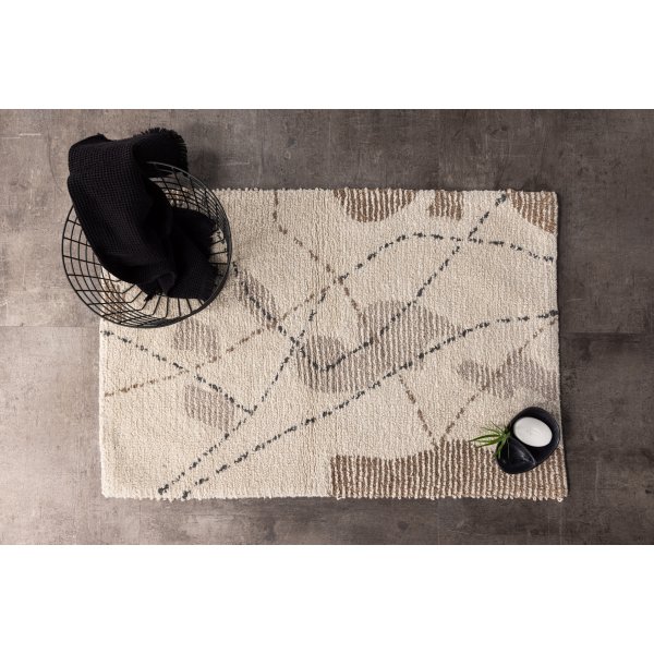 Paul matta 60x90 cm - Brun/grå Paul matta 60x90 cm - Brun/grå