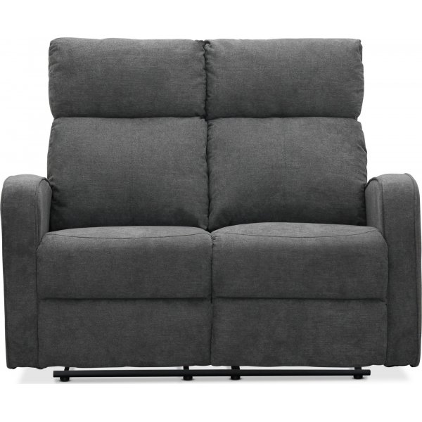 Montana elektrisk 2-sits reclinersoffa - Grå tyg Montana elektrisk 2-sits reclinersoffa - Grå tyg
