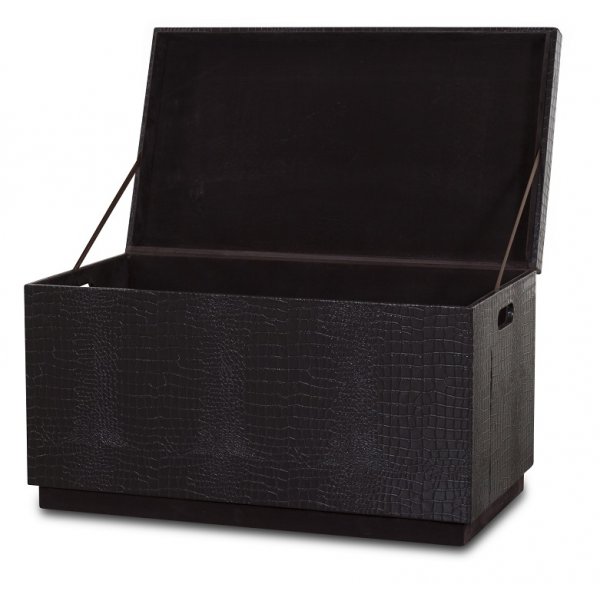 Send - Set med kistor 2 st (brun kroko) Send - Set med kistor 2 st (brun kroko)