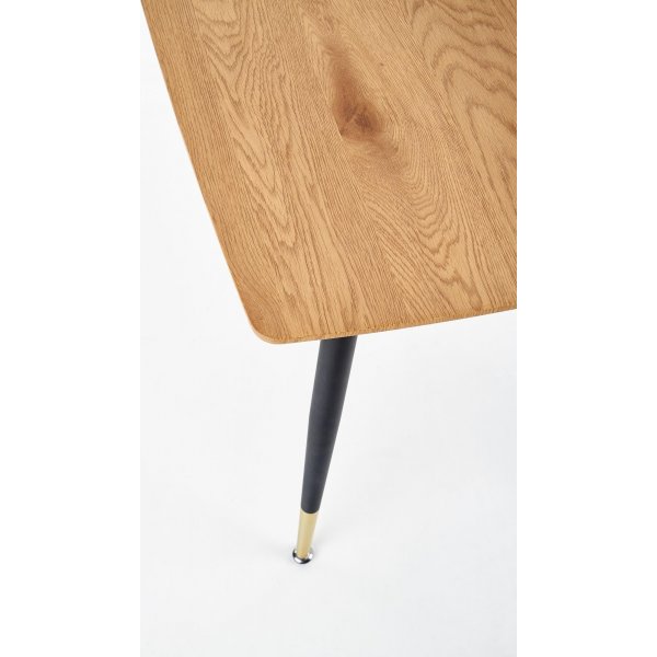 Table à manger Sidon 120 x 70 cm - Chêne/noir Table à manger Sidon 120 x 70 cm - Chêne/noir