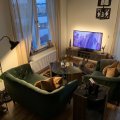Kundbild Felicia 2-sits soffa - Skogsgrön (Sammet)
