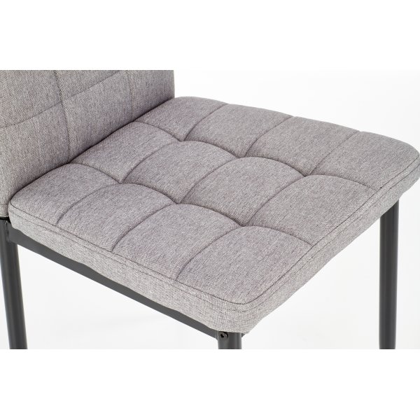 Chaise de salle à manger Tessan - Gris (Tissu) Chaise de salle à manger Tessan - Gris (Tissu)