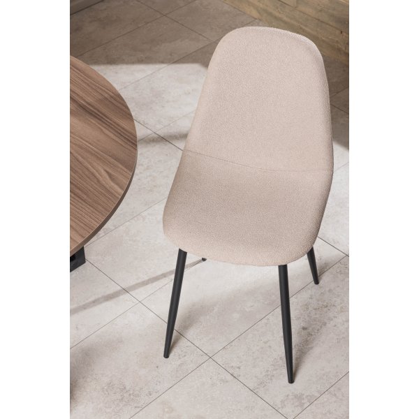 Chaise de salle à manger Bridge - Boucle beige Chaise de salle à manger Bridge - Boucle beige