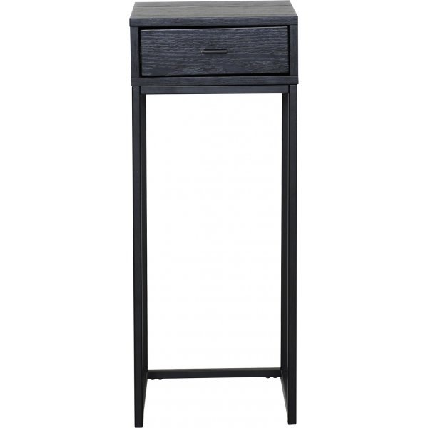 Regal sängbord - Svartlackad askfanér/svart Regal sängbord - Svartlackad askfanér/svart