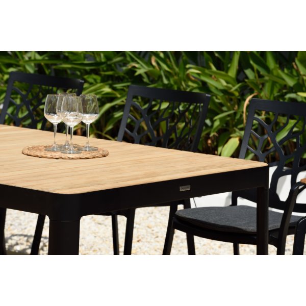 Portals matgrupp 21 - Svart/teak Portals matgrupp 21 - Svart/teak