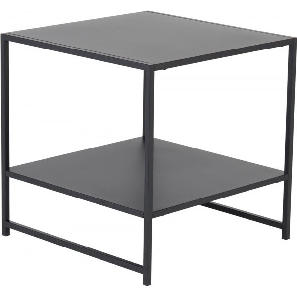 Train bijzettafel met plank 50,8 x 50,8 cm - Zwart Train bijzettafel met plank 50,8 x 50,8 cm - Zwart