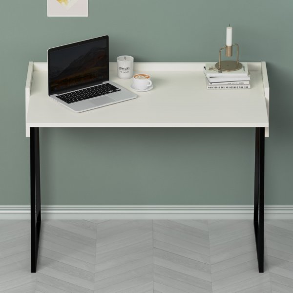 Ron skrivbord 103,6x56,8 cm - Vit Ron skrivbord 103,6x56,8 cm - Vit