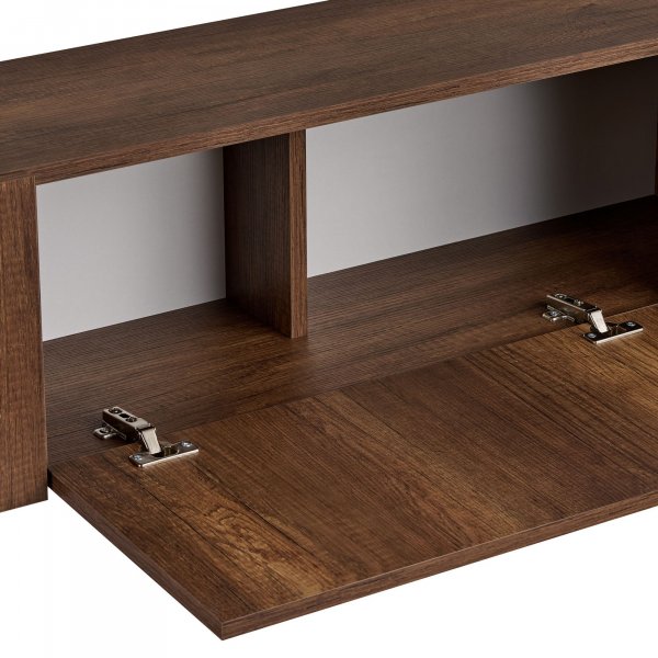 TV-b�nk Nemming 180 cm - Barok valn�t/svart