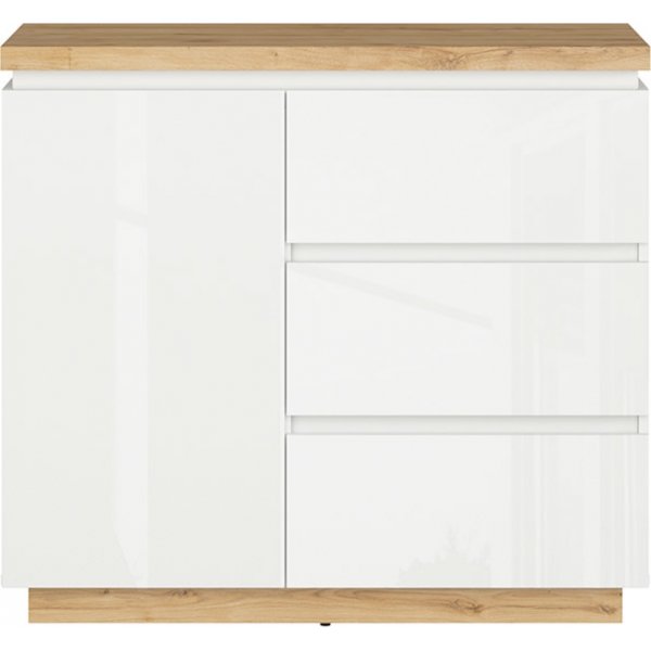 Erla förvaringsmöbel - Vit/ek Erla förvaringsmöbel - Vit/ek
