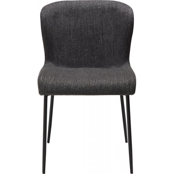 Chaise de salle à manger Glam - Boucle noire Chaise de salle à manger Glam - Boucle noire