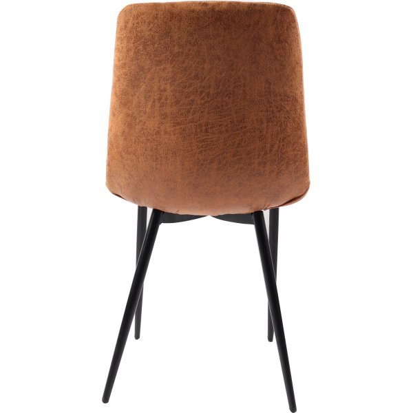 Chaise Eksj� en microfibre Cognac + Nettoyage de meubles