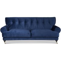 Andrew 4-sits soffa - Mörkblå sammet Andrew 4-sits soffa - Mörkblå sammet