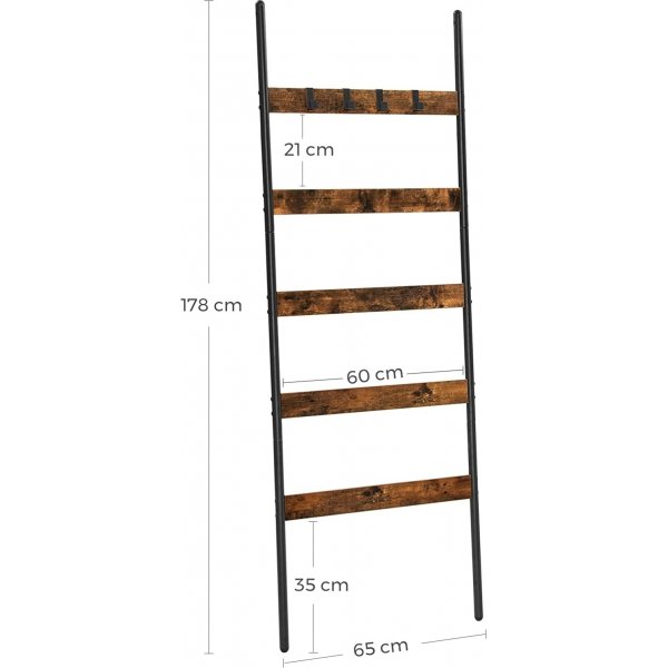 L'échelle décorative de Nicla - Marron/noir L'échelle décorative de Nicla - Marron/noir