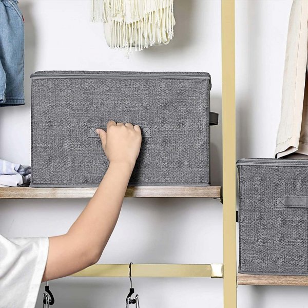 Leonie förvaringslåda, 3-pack - Grå Leonie förvaringslåda, 3-pack - Grå