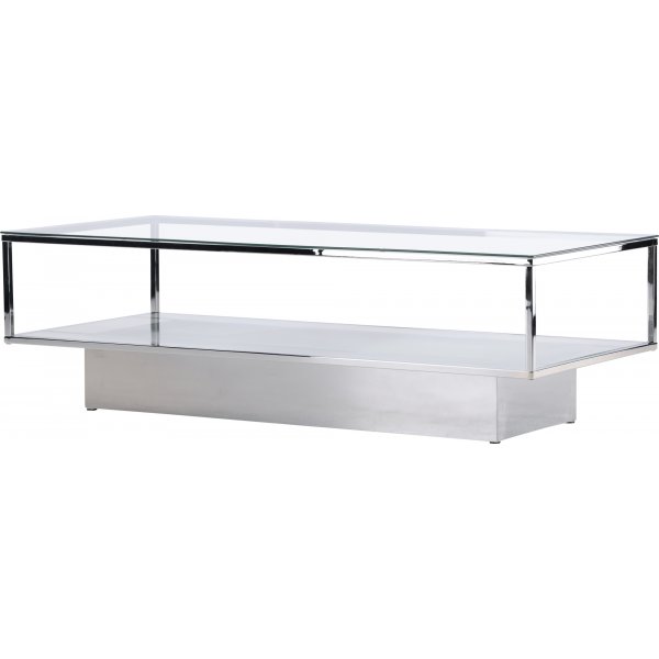 Maglehem soffbord 130 x 60 cm - Silver Maglehem soffbord 130 x 60 cm - Silver