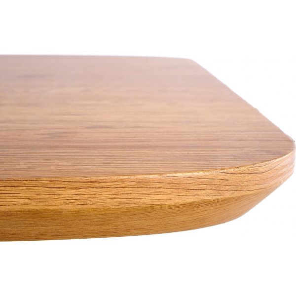 Table  manger Diamond 160-200 x 89 cm - Chne/noir