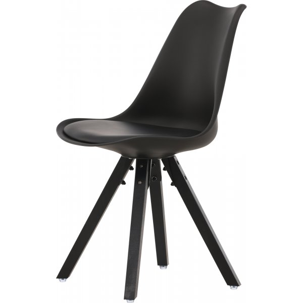 Chaise de salle à manger Zeno - Noir Chaise de salle à manger Zeno - Noir