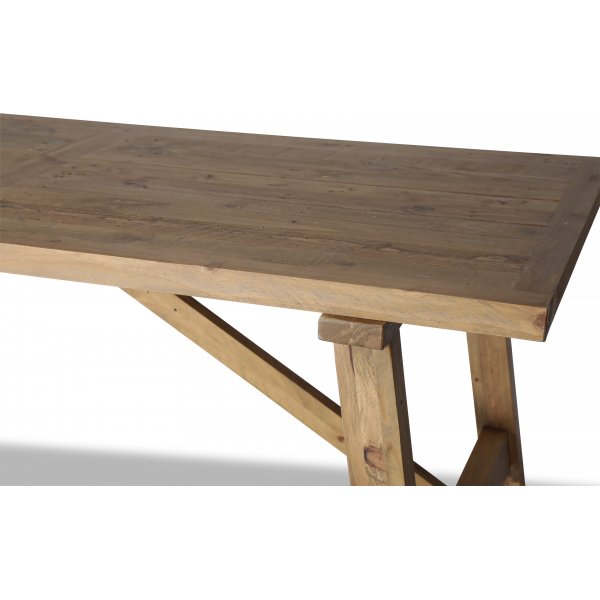 Woodforge vintage sittbnk i tervunnet tr