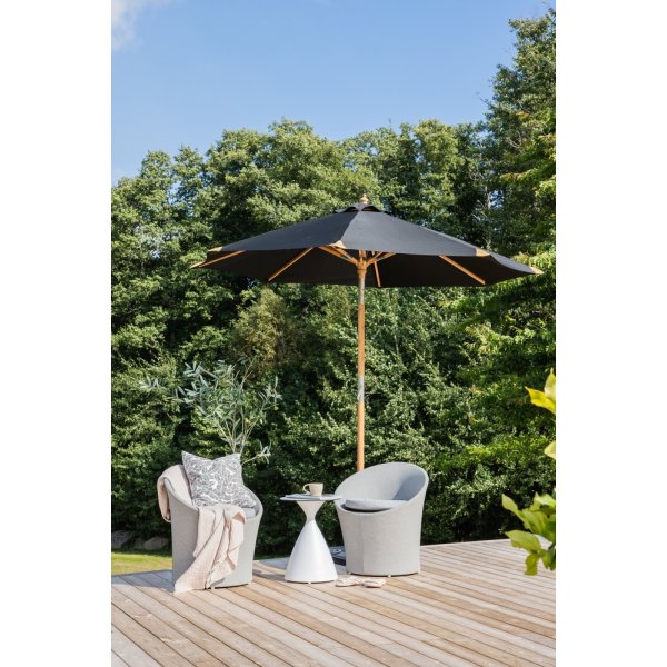 Cerox parasoll - Svart/Natur Cerox parasoll - Svart/Natur