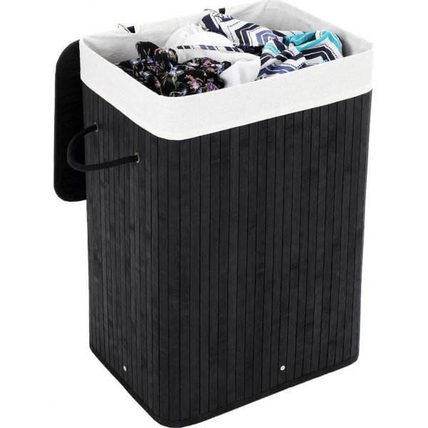 Panier à linge Carolin 72 l - Noir Panier à linge Carolin 72 l - Noir