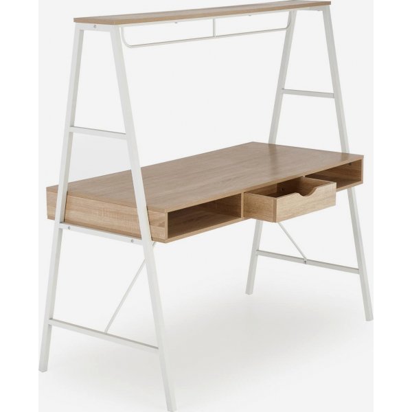 Bureau Lavice - Chne Sonoma/blanc