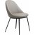 Chaise de salle  manger Billy en PU gris clair