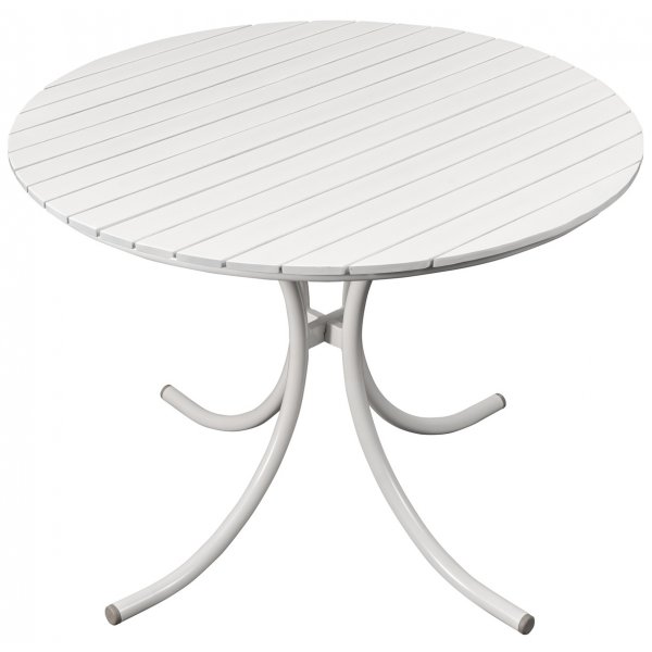 Utebord Ø130 cm vit - Holmsund Utebord Ø130 cm vit - Holmsund