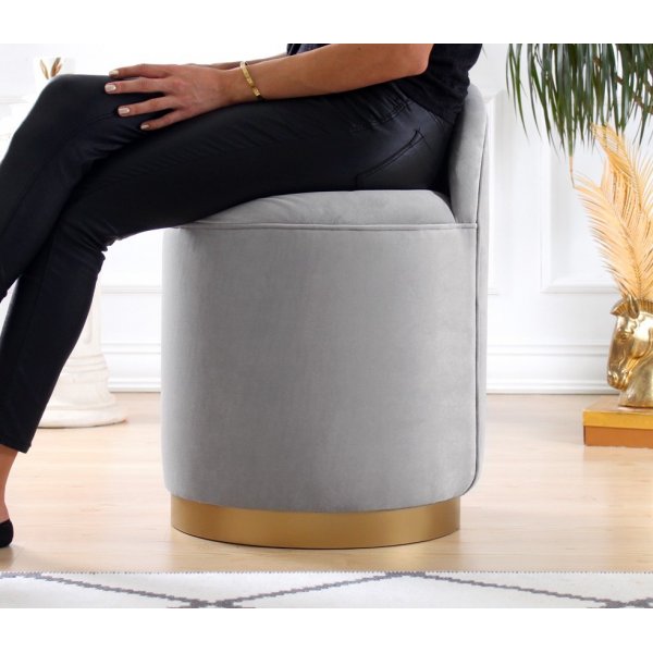 Dover sittpuff - Ljusgrå Dover sittpuff - Ljusgrå