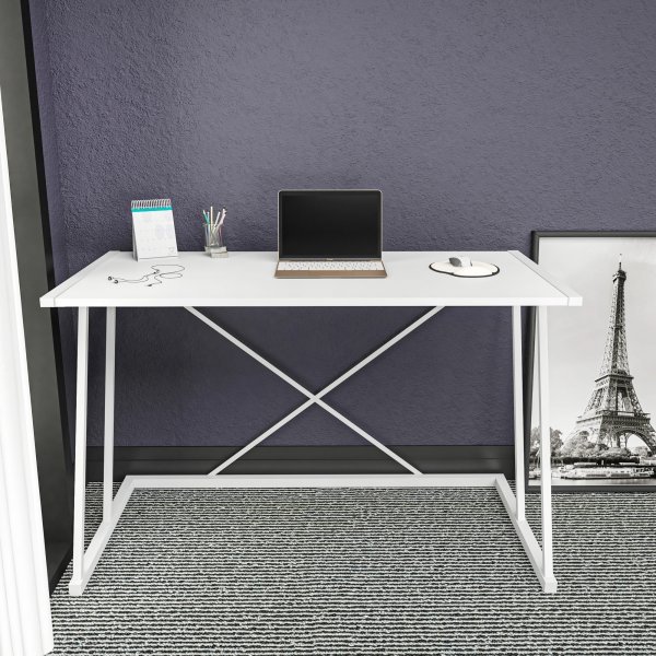 Adelaide skrivbord 114 x 60 cm - Vit Adelaide skrivbord 114 x 60 cm - Vit