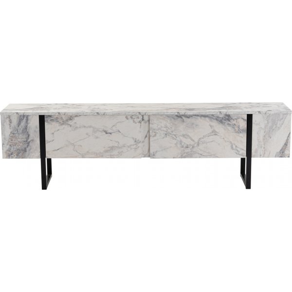 Serenity TV-bänk - Freesia marmor/svart Serenity TV-bänk - Freesia marmor/svart