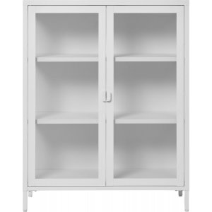 Brisbane vitrinekast 80x40x101 cm - Wit