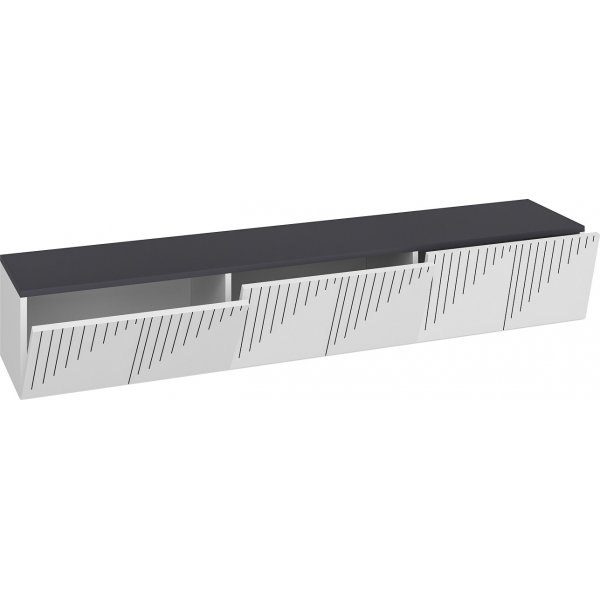Meuble TV Draw - Blanc/anthracite Meuble TV Draw - Blanc/anthracite