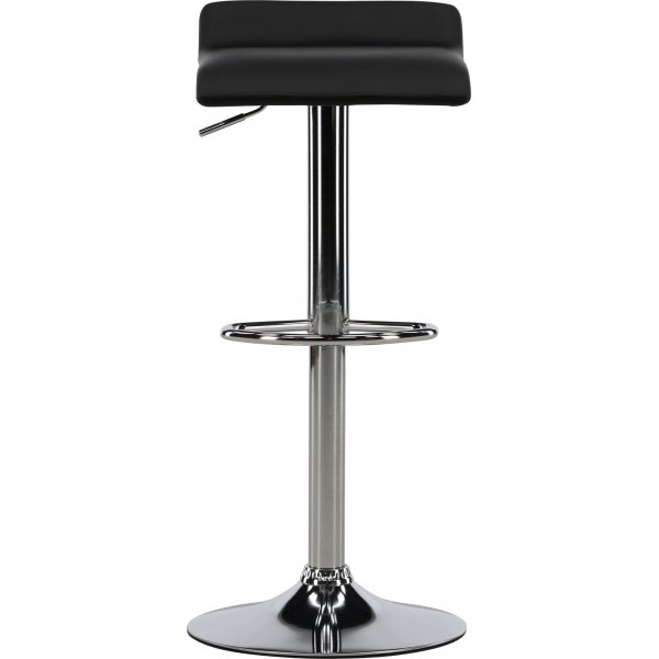 Tabouret de bar Jonna - Noir/argent Tabouret de bar Jonna - Noir/argent