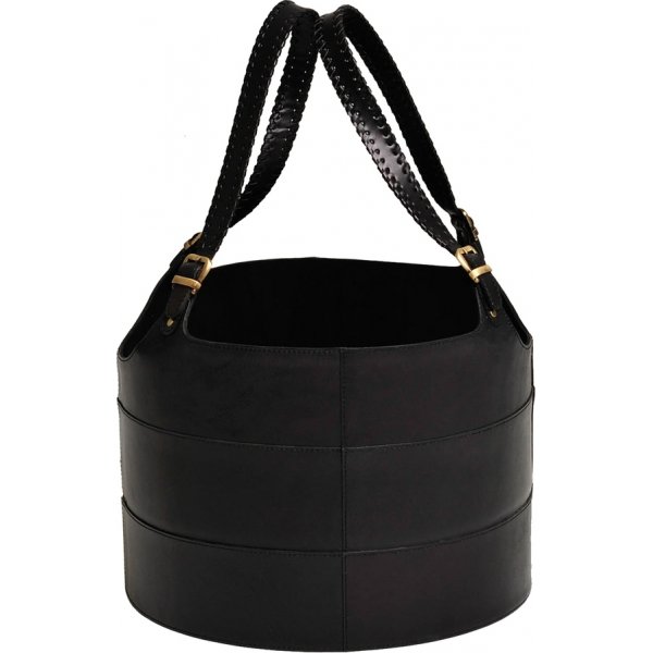 Corbeille en bois de Modne - Noir