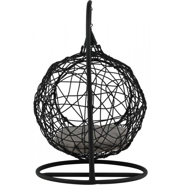 Lexi hngstol - Svart/Mrkgr