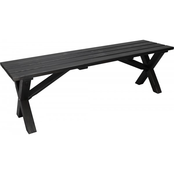 Scottsdale sittbnk 140 cm - Svart