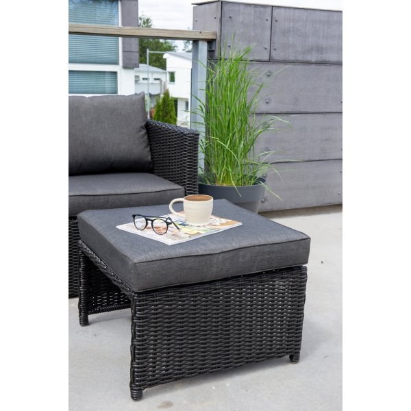 Quad loungegrupp - Svart