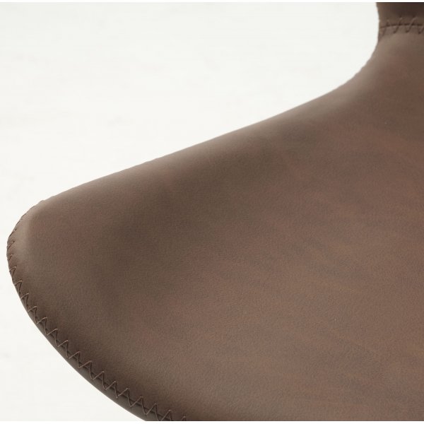 Cannon matstol - Brun PU/ek Cannon matstol - Brun PU/ek