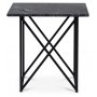 Paladium Lampbord 55 x 55 cm - Svart / gr marmor