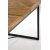 Santos utdragbart matbord 90x180-240 cm - Honungsek/svart